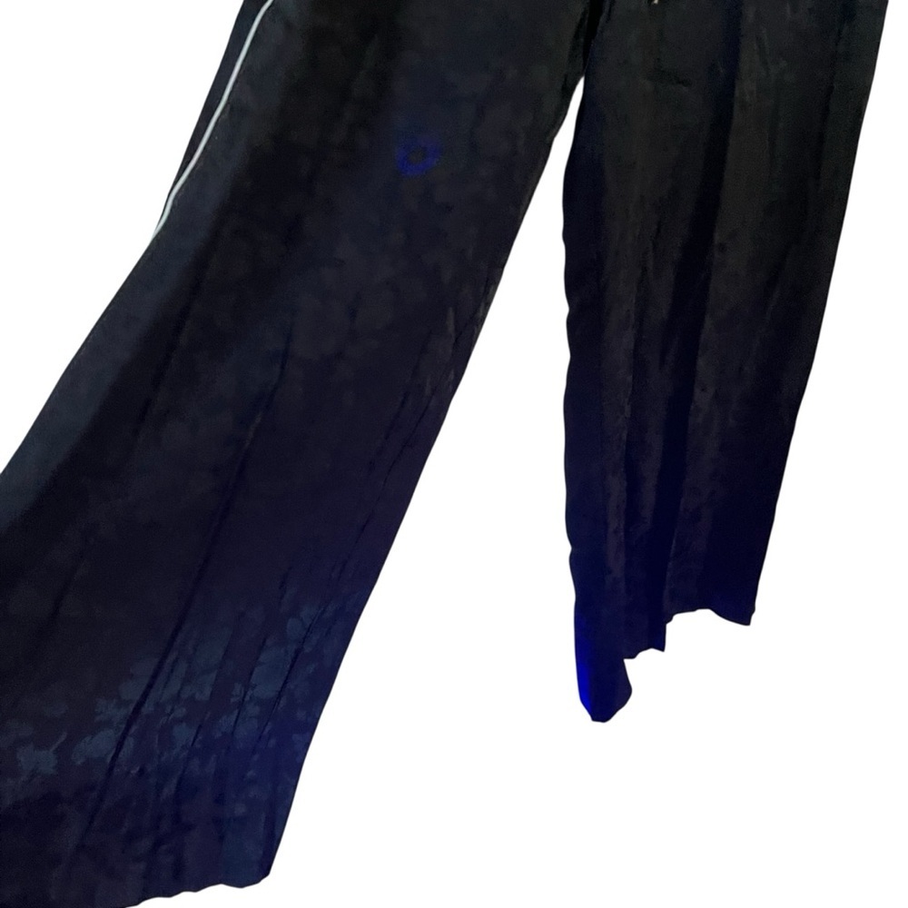 NWT Lauren Ralph Lauren Black Wide-Leg Pants Women Size 14 - Picture 2 of 7